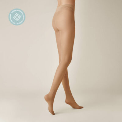 KUNERT Damen BLUE 30 -  48/50 - Nachhaltige Strumpfhose in gleichmäßiger Optik - Puder (Beige)