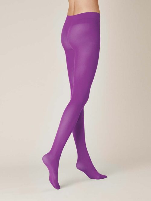 KUNERT Damen BLUE 50 -  40/42 - Nachhaltige Strumpfhose in matter Optik - Iris (Pink/Violett)
